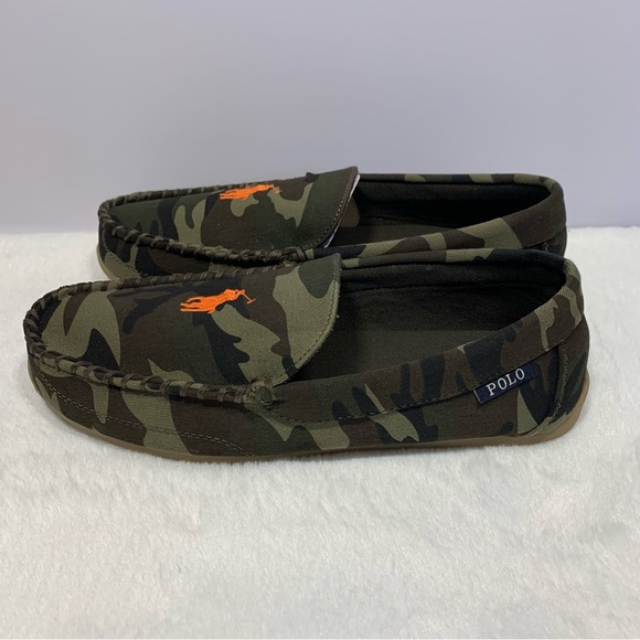Polo Ralph Lauren Camouflage Men's Shoes Moccasins Slippers size 11 New - Picture 2 of 10